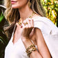 Pathway Petite Link Bracelet, 7.25" - Gold