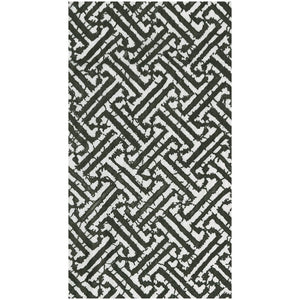 Fretwork Black Guest Napkin
