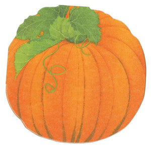Pumpkin Die-Cut Napkin Airlaid Luncheon