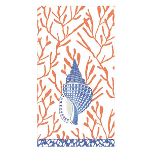 Shell Toile - Guest Napkin
