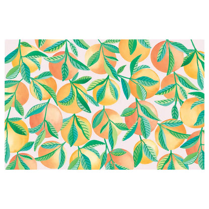 Fruit Grove Paper Placemat Pad | Set of 24