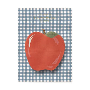 Apple Gingham Sticky Notes
