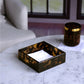 Vida Acrylic Tortoise Cocktail Napkin Holder