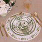 VIDA Faenza Salad Plate S/4 White and Green