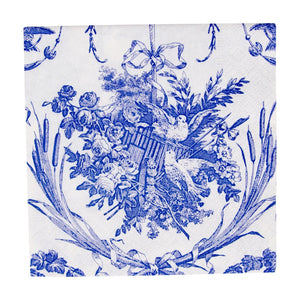 Romantic Toile Blue - Cocktail