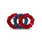 Silk Hair Scrunchie Large Independence Bae