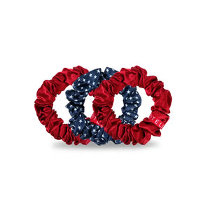 Silk Hair Scrunchie Large Independence Bae