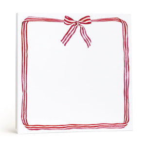 Red Ribbon Chunky Notepad