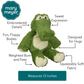 Marshmallow Gator Plush