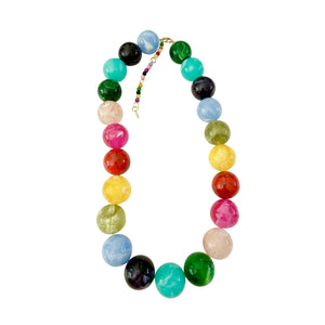 Celia Chunky Beaded Necklace - Multi
