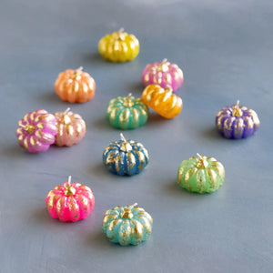 Glitterville Rainbow Pumpkin T- Light