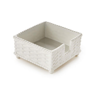 Basketweave Napkin Holder Cocktail