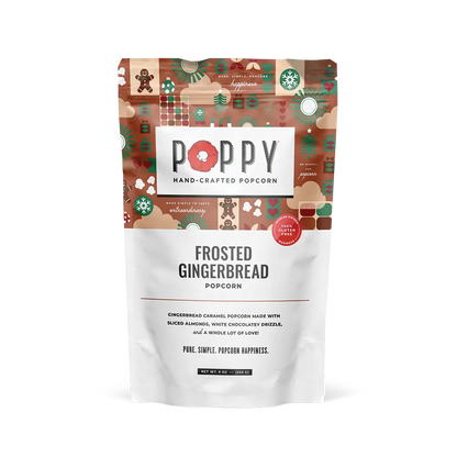 Frosted Gingerbread Popcorn