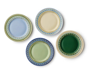 Delphine Porcelain Dessert Plates s/4