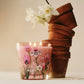 Himalayan Salt & Rosewater Decorative 3-Wick Candle