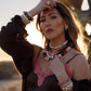 Neutral Celia Chunky Beaded Necklace