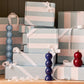 Navy Lacquer Bobbin Salt or Pepper Mill