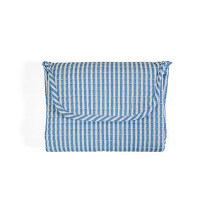 Pimlico Stripe Chambray Quilted Changing Mat