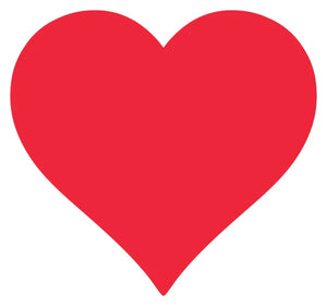 Die Cut Heart Placemats