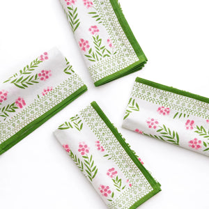 Phlox pink napkin set/4