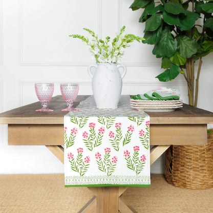 Phlox Pink Table Runner