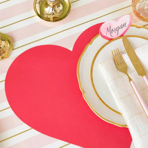 Die Cut Heart Placemats
