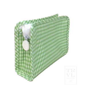 Gingham Leaf Roadie Bag