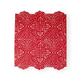 Annika Die-Cut Paper Linen Guest Towel Napkins in Red