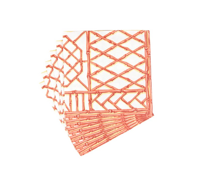 Bamboo Screen Coral - cocktail