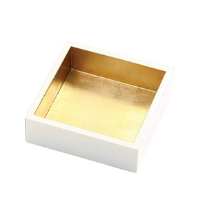 Ivory With Gold Lacquer Holder - Cocktail