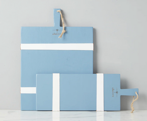 Blue Rectangle Mod Charcuterie Board, Small