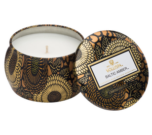 Baltic Amber Miniature Tin