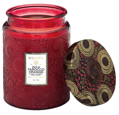 Goji Tarocco Orange Large Jar Candle