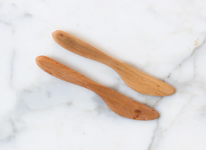 Fruitwood Butter Spreader, Set of 2