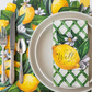 Die-cut Lemon Wreath Placemat
