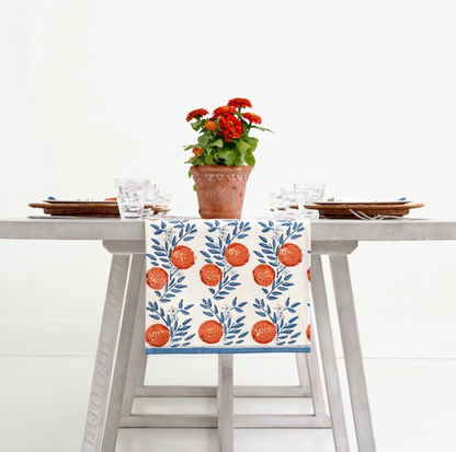 Orange Grove  Table Runner