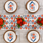 Orange Grove  Table Runner