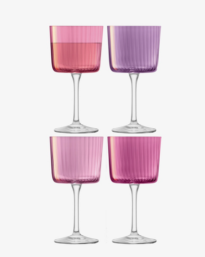 Garnet Gems Wine Glasses