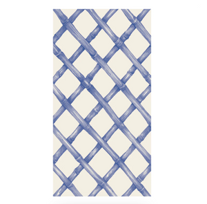 Blue Lattice Napkins - Guest