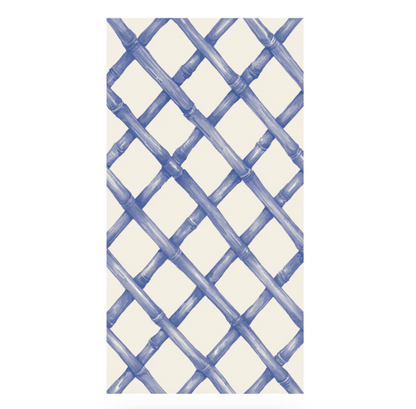 Blue Lattice Napkins - Guest