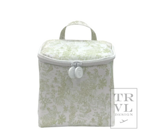 Bunny Toile Green Lunch Bag