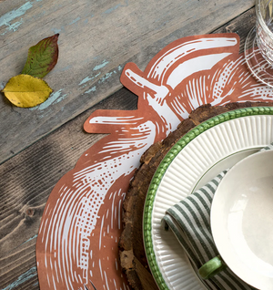 Die-cut Pumpkin Placemat