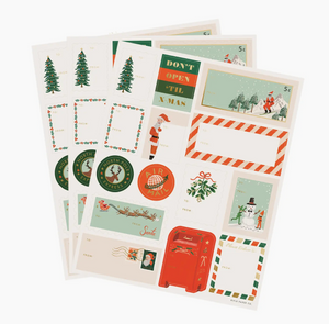 Santa’s Workshop Stickers & Labels Pack of 3