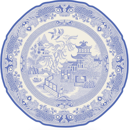 Die-Cut Blue Willow Plate Placemats