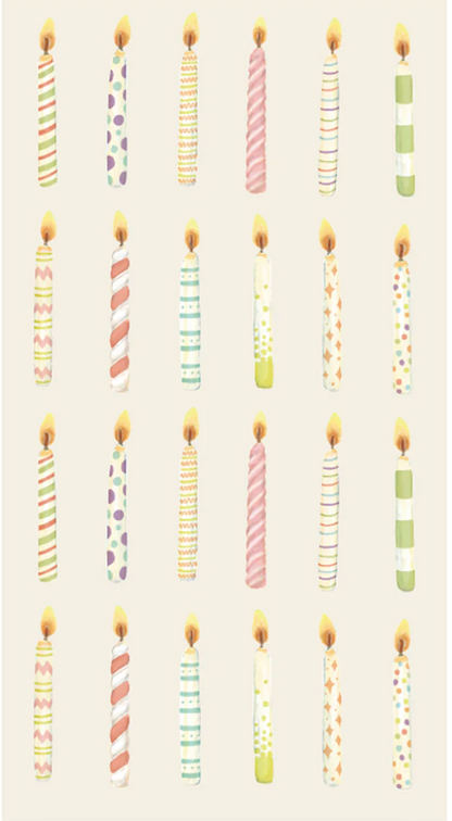 Birthday Candles Napkins- Guest