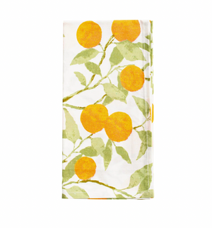 Orange Grove Cotton Dinner Napkins s/4