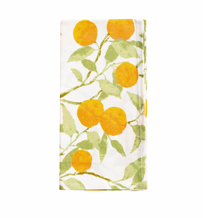 Orange Grove Cotton Dinner Napkins s/4