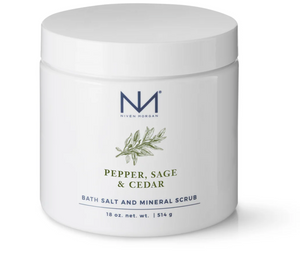 Pepper Sage Bath Salt & Mineral Scrub