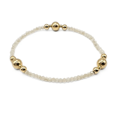 Nantucket Winter White Shimmer Bracelet