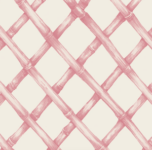 Pink Lattice Napkins- Cocktail